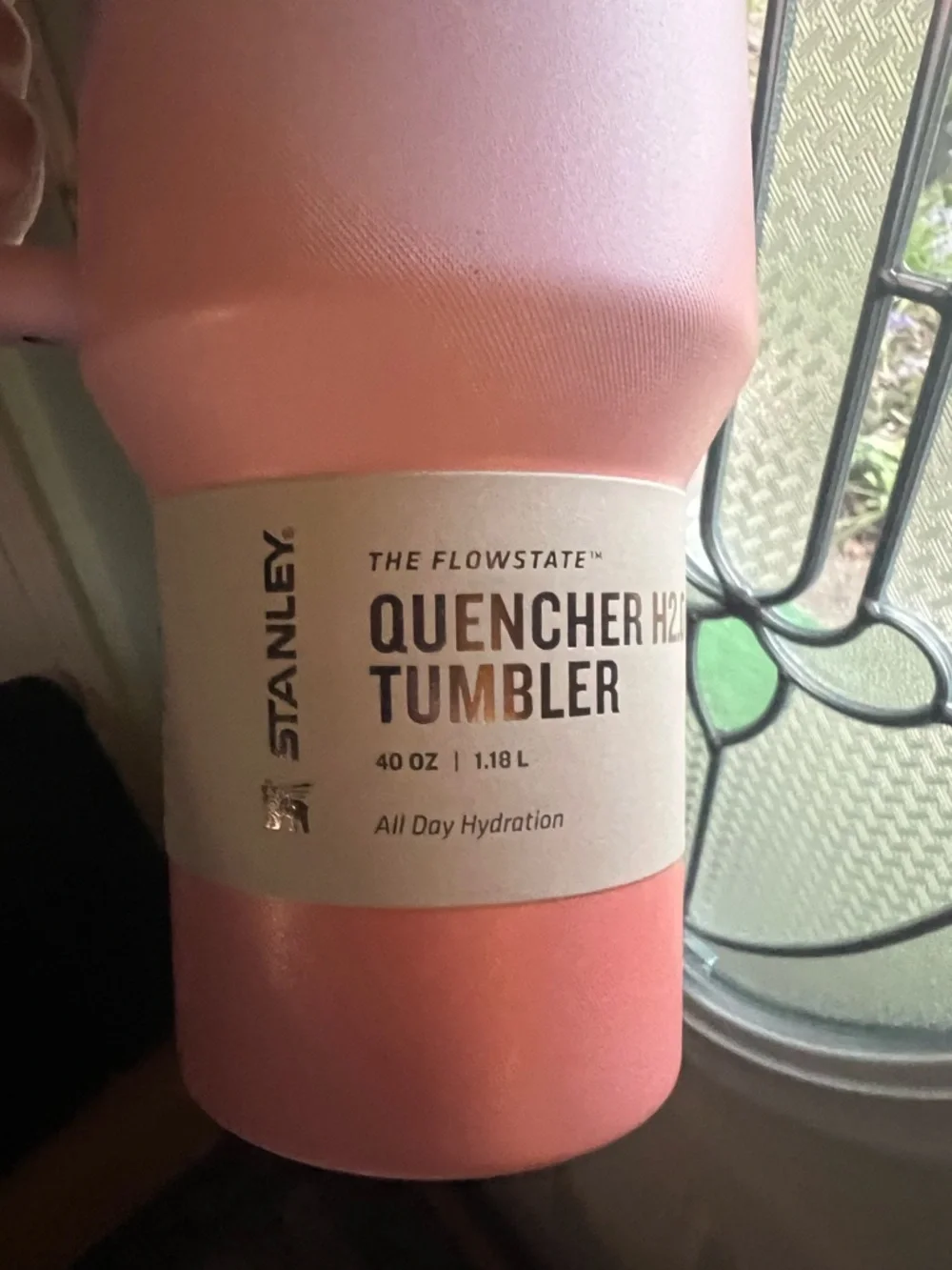 RARE! Stanley Pink/Purple Gradient 40oz Quencher H2.0 Flowstate Tumbler w/ straw - Picture 5 of 6